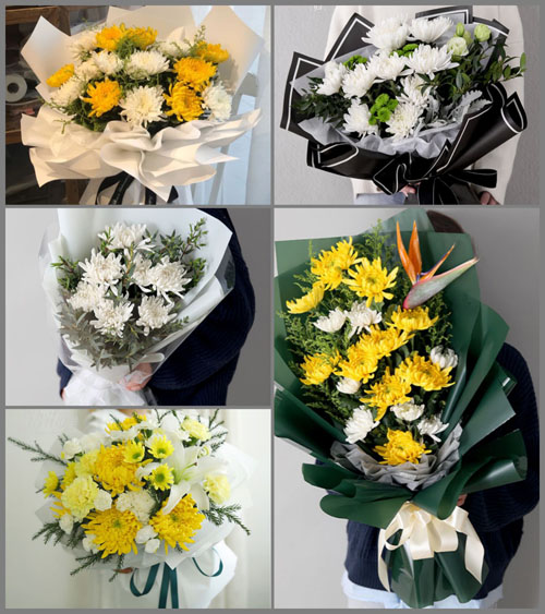 广东江门市开平市赤坎镇中庙村白事花束代送